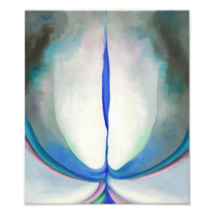 Impression Photo Ligne bleue Georgia O'Keeffe