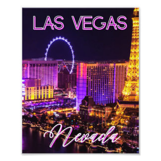 Impression Photo Ligne d'atterrissage de Las Vegas