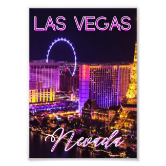 Impression Photo Ligne d'atterrissage de Las Vegas