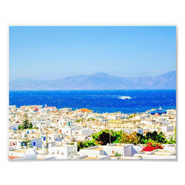 Impression Photo L'île de Mykonos (Devant)