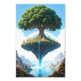 Impression Photo L'île flottante enchantée