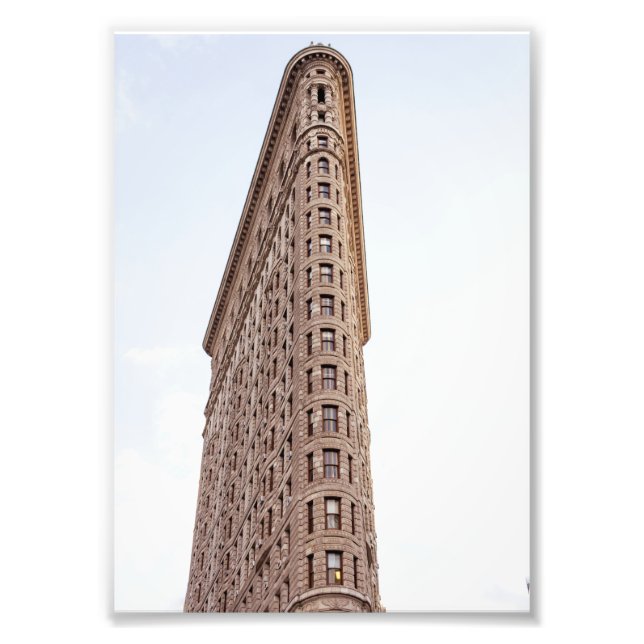 Impression Photo l'immeuble emblématique Flatiron (Devant)