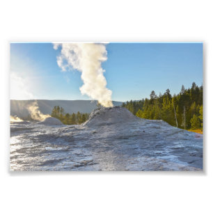 Impression Photo Lion Geyser, parc national de Yellowstone, wyoming