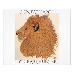 IMPRESSION PHOTO LION PATRIARCH