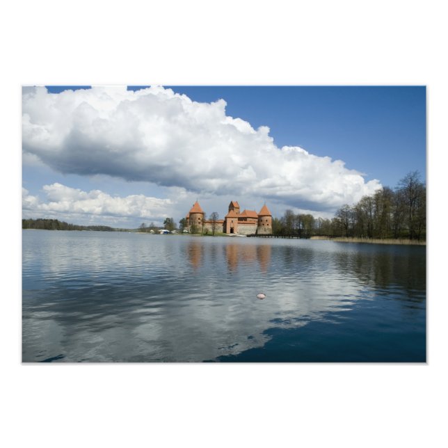 Impression Photo Lituanie, Trakai. Château d'île (Devant)