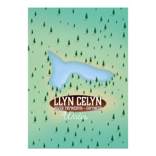 Impression Photo Llyn Celyn River Tryweryn à Gwynedd, Pays de Galle