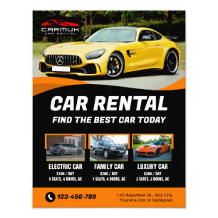 Impression Photo Location Voiture Premium Professionnel Moderne