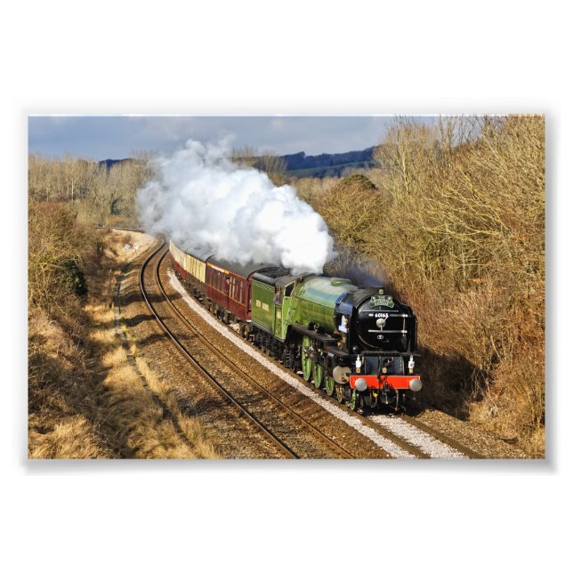 Impression Photo Locomotive à vapeur Tornado 60163 (Devant)