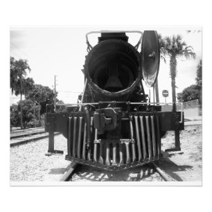 Impression Photo Locomotive d'express de boulet de canon de train