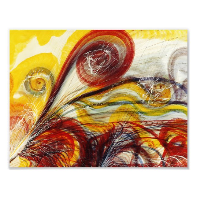 Impression Photo L'oeil de Dieu par Georgiana Houghton (Devant)