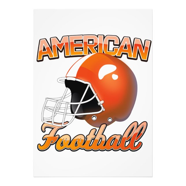Impression Photo logo American Football (Devant)