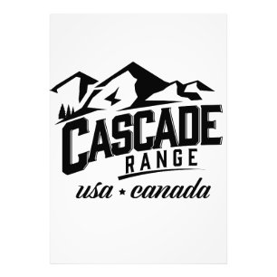 Impression Photo Logo Cascade Range USA Canada.