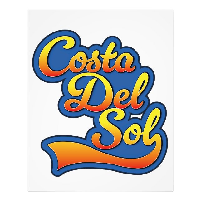 Impression Photo Logo Costa Del Sol (Devant)
