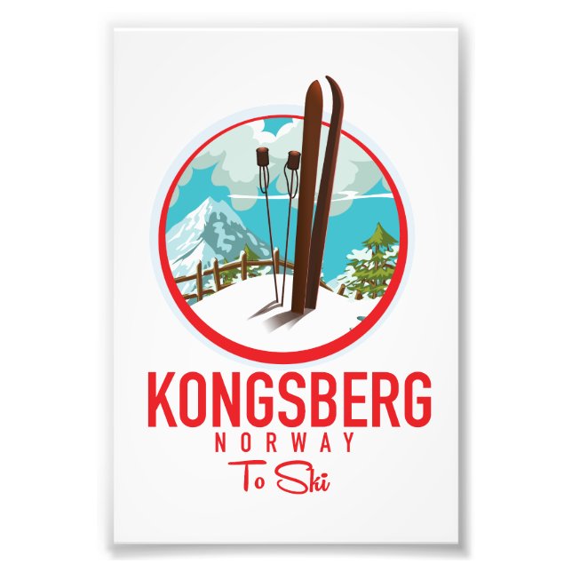 Impression Photo Logo de Kongsberg Norway Ski (Devant)
