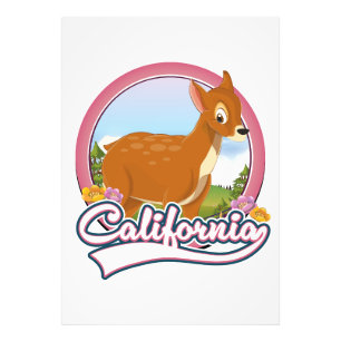 Impression Photo logo de vacances de California Deer