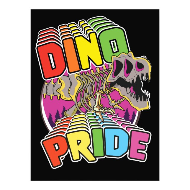 Impression Photo logo Dino Pride (Devant)