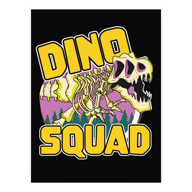 Impression Photo Logo Dino Squad (Devant)