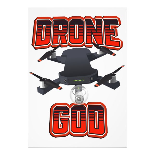 Impression Photo logo Drone God (Devant)