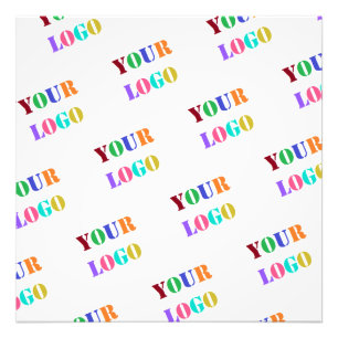 Impression Photo Logo personnalisé Modèle de l'affiche promotionnel