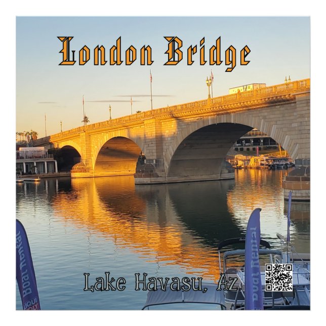 Impression Photo London Bridge Lake Havasu (Devant)