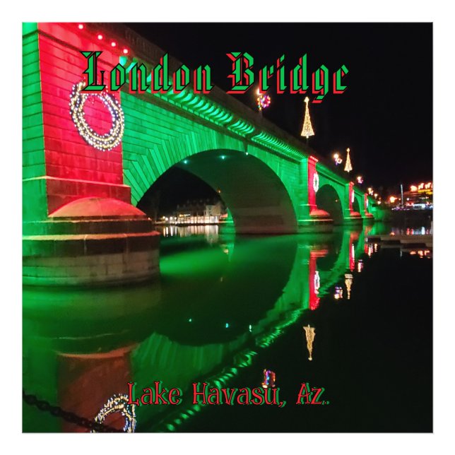 Impression Photo London Bridge Lake Havasu (Devant)