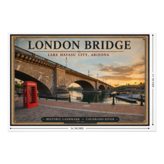 Impression Photo Londres Bridge Lac Havasu Arizona