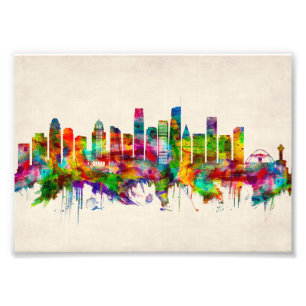 Impression Photo Los Angeles California Skyline