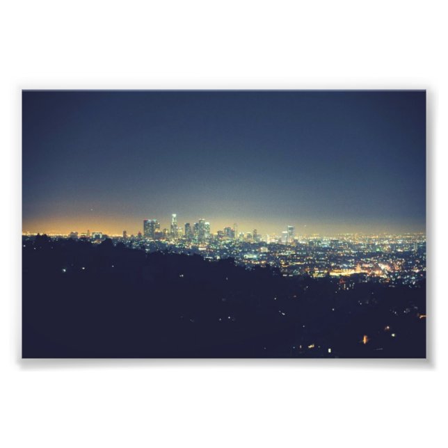 Impression Photo Los Angeles la nuit (Devant)