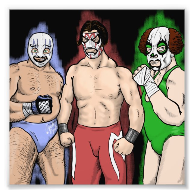 Impression Photo Los Tres Chiflados De La Furia (Devant)