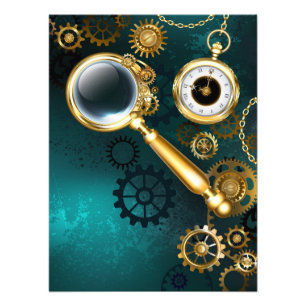 Impression Photo Loupe en style Steampunk