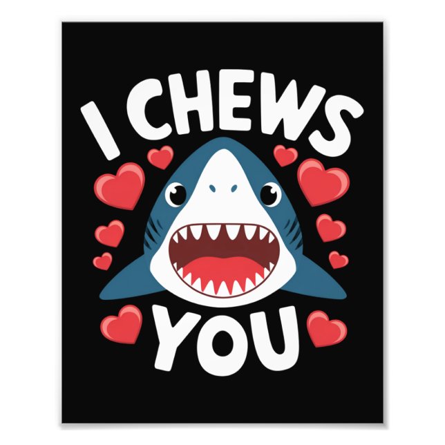 Impression Photo Love Heart Leopard Cute Valentine's Day (Devant)