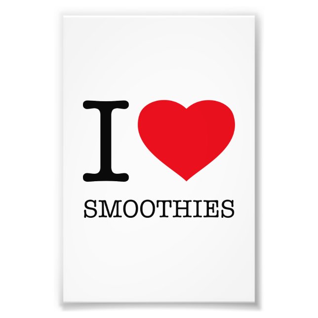 IMPRESSION PHOTO LOVE SMOOTHIES (Devant)