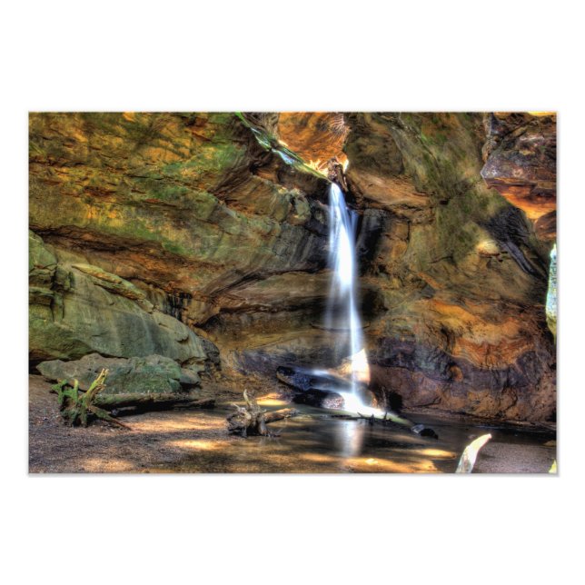 Impression Photo Lower Falls, Conkle's Hollow, Hocking Hills, Ohio (Devant)