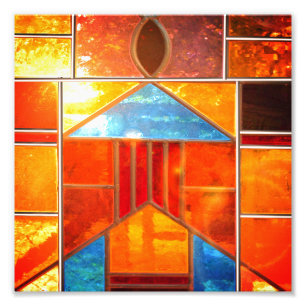 Impression Photo Lumière magique qui s'écoule des fenêtres de l'