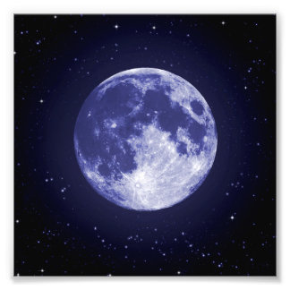 Impression Photo Lune de la Terre