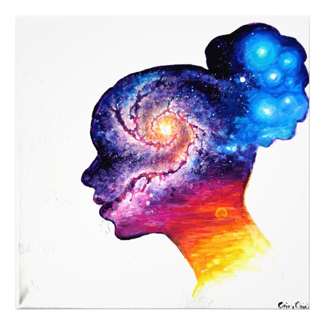 Impression Photo L'univers dans son esprit (Devant)