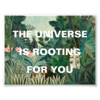 L'univers de peinture de la jungle verte enracine