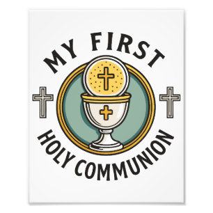 Impression Photo Ma première Sainte Communion Eucharistie 1ère Chré