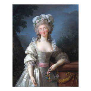 Impression Photo Madame du Barry 1782 par Elisabeth Brun