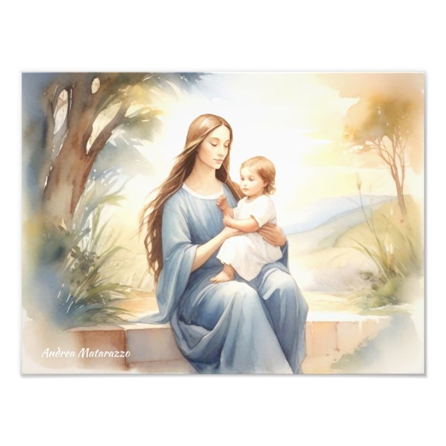 Impression Photo Madonna avec l'enfant Jésus (Devant)