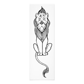 Impression Photo Mage de l'âge vintage Oz, Lion peureux