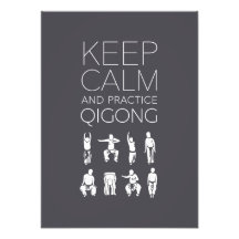 Maintenez le calme et pratiquez le qigong