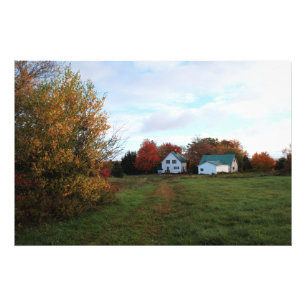 Impression Photo Maison de campagne en Nouvelle-Écosse, Canada