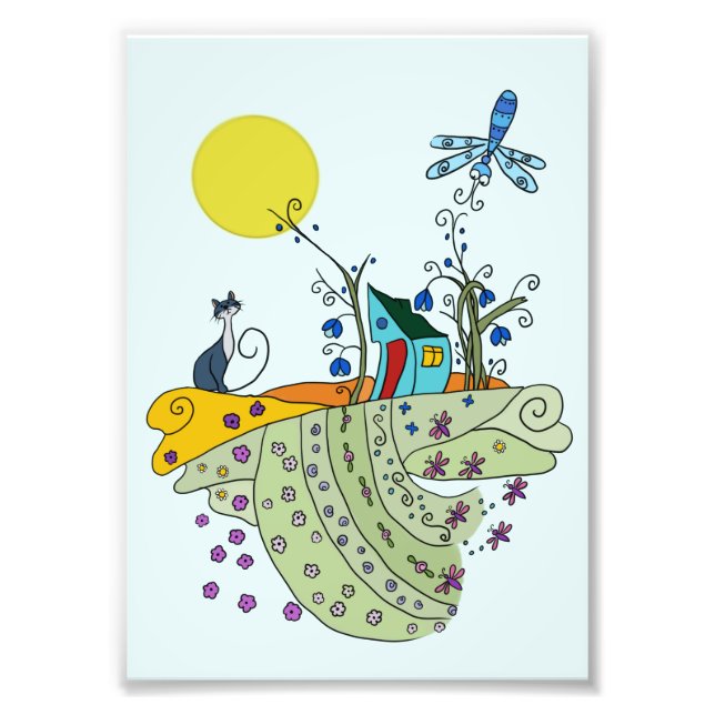 Impression Photo Maison de chat (Devant)