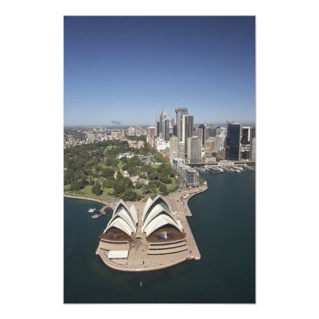 Impression Photo Maison de l'Opéra de Sydney, Jardins botaniques ro (Devant)