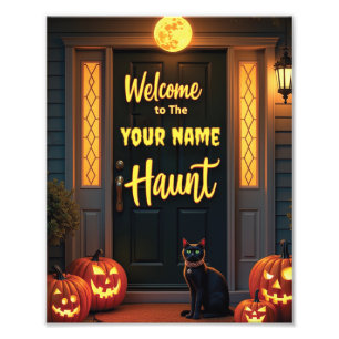 Impression Photo Maison hantée Décor personnalisé Halloween