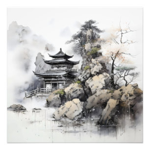 Impression Photo Maison traditionnelle asiatique