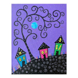 Impression Photo Maison violette de Michael