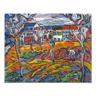 Impression Photo Maisons à Chatou | Maurice de Vlaminck |