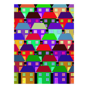IMPRESSION PHOTO MAISONS COMMUNAUTÉ MAISON COLORÉE